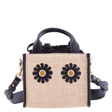 Mini Bolso de Mano Inoui Editions Tejido Margarita MA19MCD02-NATURAL/NATURALL