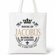 Bolso de compras JACOBUS Family Surname House Of Cotton