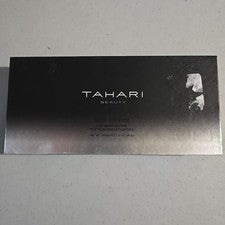 Paleta de sombras de ojos Tahari Beauty mate-terialista nueva en caja con cepillo