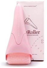 Rodillo de hielo para rostro, herramienta para el cuidado de la piel, masajeador facial - reduce arrugas ROSA