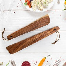 Cocina Madera Triángulo Espátula para Asar Huevos Utensilios de Cocina Eficiente