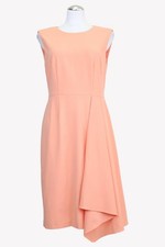 Vestido de mujer DKNY T. 36 naranja NUEVO vestido recto vestido camisero vestido de cóctel,