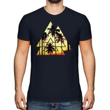 Valknut Verano Palmeras Hombre Camiseta Top Regalo Playa Moda