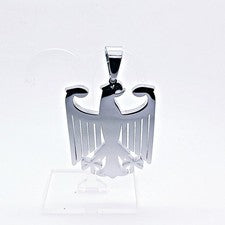 Colgante Cadena Acero Inoxidable Plata Color Hombre Joyería Pulida a Mano 890024