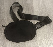 Moda Bolso de Cintura Resistente al Agua Bolso de Pecho Riñonera Cinturón Cintura Negro
