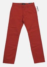 Pantalones Chinos Clásicos Planos Elastizados Activados Rectos Delgados Logotipo Assn EE. UU. 33 30
