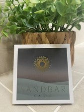 Paleta de sombras de ojos Sandbar Beauty The Oasis 6 tonos tamaño completo vegana nueva en paquete