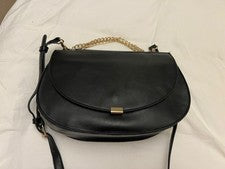 Bolso Bandolera Mujer Correa Larga Hombro Cartera Bolso de Mano Negro