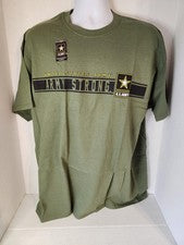 Camiseta GILDAN VINTAGE DEL EJÉRCITO DE EE. UU. - Talla XLarge - Verde Ejército - Estilo Retro EE. UU.
