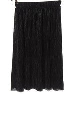 Vestido midi MANGO Basics elegante negro talla 36 poliéster mujer