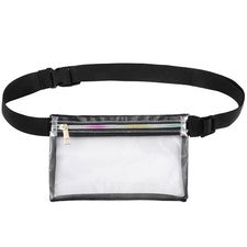 Mujeres Bolso de Pecho Transparente Moda Transparente Riñonera Cadera Cintura Paquete Cinturón Bolso