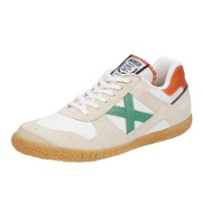 Munich Goal - Sneakers Basse In Suede Bianco - Uomo Scarpe Sneakers
