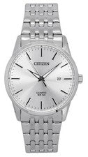 Citizen Cuarzo esfera Plata Vestido BI5000-87A 50M de los hombres Reloj