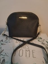 Cartera bandolera negra Steve Madden para mujer