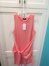 Nuevo Vestido Lillusory Clásico Melocotón Mujer Moda Verano Talla Mediana