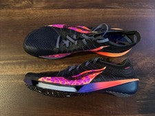 Nuevo Nike Zoom Air Victory 2 Glam Track Spike Para Hombres Talla 10.5 Negro Púrpura