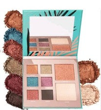 Bossy BEAUTY MEETS DRIVE Sombra de Ojos Rubor Iluminador Combo Paleta de Ojos Vegano NUEVO