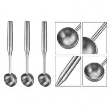Juego de 3 cucharas baller fruta acero inoxidable 304 para servir uniformemente