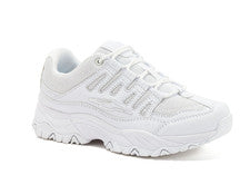 Zapatillas deportivas Avia para mujer blancas con cordones espuma viscoelástica ANCHO AMPLIO: 11-12