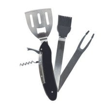 NUEVO EN CAJA JUEGO MULTIHERRAMIENTAS BARBACOA 5 EN 1 UTENSILIO DE COCINA IDEAL PARA ACAMPAR - REGALO PERFECTO
