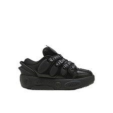 PUMA La Francé Negro Cromo Con Cordones Jóvenes Niños Negro Tenis Zapatos Informales 3113