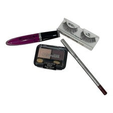 Paquete de belleza Ardell pestañas brillo labial sombra de ojos maquillaje lote #23