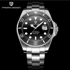 Reloj automático de lujo para hombre PAGANI Design 43 mm Japón NH35A fecha cristal zafiro