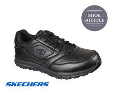 Skechers Trabajo Ajuste Relajado: Zapato de Entrenador Nampa SR Tracción Antideslizante