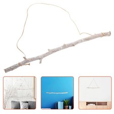 Colgante de pared con palo de madera rústico decoración de comedor de granja para decoración del hogar