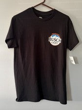 Nueva Camiseta Busch Light Beer Pequeña Ciervo Negro Caza Buck Exterior Camiseta Anheuser
