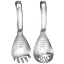2 piezas utensilios de cocina de acero inoxidable cuchara de cocina multifuncional