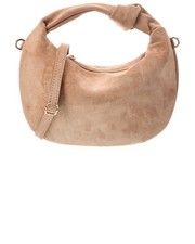 Bolso italiano de cuero Isabelle con asa superior para mujer beige