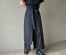 Lo último Para hombres Moda Japonés Suelto Negro Pantalones Punk Gótico Juvenil Vestido Fiesta