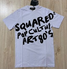 Camiseta blanca para hombre nueva con etiquetas Dsq2 Icon talla XXL. Nuevo con etiquetas de lujo