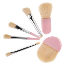 Juego de brochas portátiles para maquillaje brillos de sombra de ojos herramientas de belleza