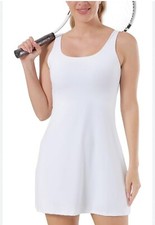 Moda Para mujeres Vestido Tenis Golf Deportes Vestidos Mangas Deportivo Entrenamiento Talla S