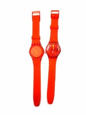 orologio rosso per detenuto carcere prigione trasparente dietro wristwatch pila