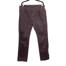 Pantalones al tobillo de pierna recta índigo murciélago rústico de algodón marca J para hombre talla 38 nuevos con etiqu