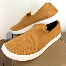 NUEVOS ZAPATOS MOCASINES ALLBIRDS TREE LOUNGER LUX MIEL AMARILLO PARA HOMBRE TALLA 13