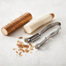 Pelador de cocina herramienta acero inoxidable doble borde para frutas y verduras