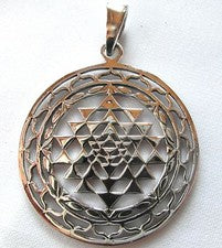 ¡Colgante Sri Yantra de plata esterlina 925 (6 gramos)! ¡Totalmente nuevo!¡!