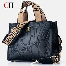 Ch Bolsos para Mujer Metal Logo Informales Gran Capacidad Ligeros Lujo Marca Diseñador