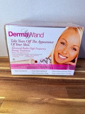 DermaWand Kit de Dispositivo de Cuidado de la Piel Antienvejecimiento de Alta Frecuencia Caja Abierta