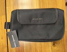 Michael Kors Kent Negro Top Cremallera Kit de Viaje Bolso Nuevo con Etiqueta