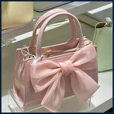 Moda Para mujeres Bolso sin asas Cartera Bolsos de mano Verano Rosa Moño Mujer Axila