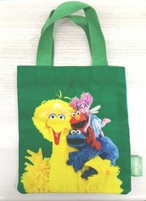 Mini Bolso de Mano Sesame Street Bert Ernie Cookie Monster Doble Cara Nuevo Japón