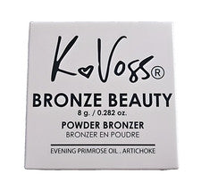 Bronceador en polvo prensado K Voss Bronze Beauty HARLEM hidratante 0,282 oz nuevo