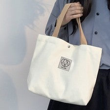 Nuevo Moda Bolso de Mano de Lona para Mujer Lindo Viaje Picnic Comida Bolsa Bolsa de Almuerzo