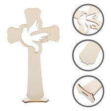 10 Piezas Adornos para Decoración de Salón Cruces Pared Decorativos Hogar Accesorios