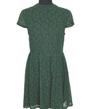 NUEVO CON ETIQUETAS VESTIDO DE CÓCTEL ROMEO + JULIET Couture para mujer talla M encaje perenne espalda abierta